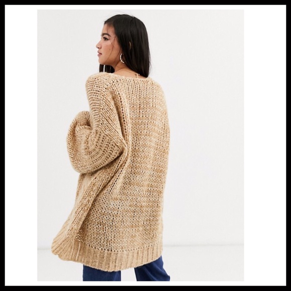 FREE PEOPLE BOHO CARDI LONG CARDIGAN A2C - Picture 10 of 16